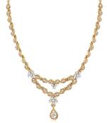 White diamond necklace-sets