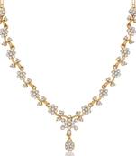 White diamond necklace-sets