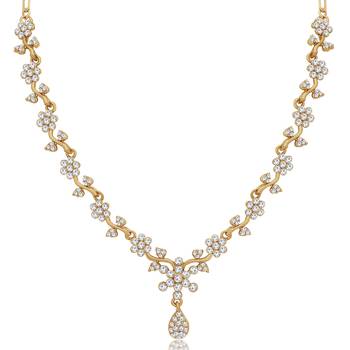 White diamond necklace-sets 2