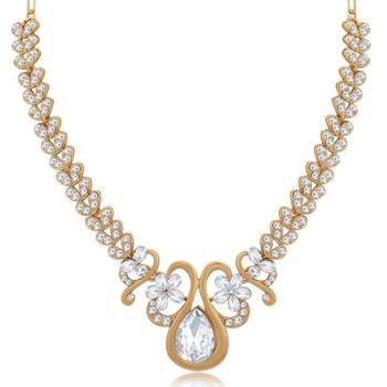 White diamond necklace-sets 1