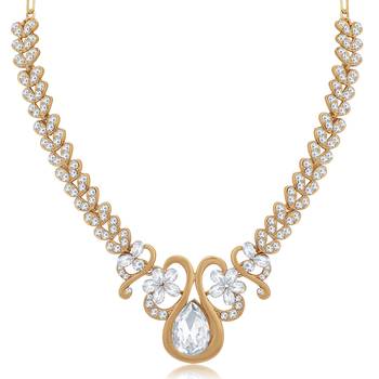 White diamond necklace-sets 2