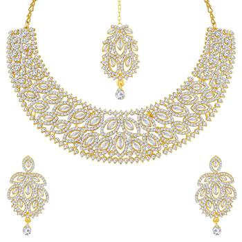 Gold diamond necklace-sets 1