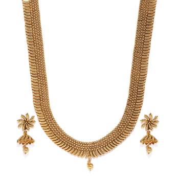 Gold diamond necklace-sets 1