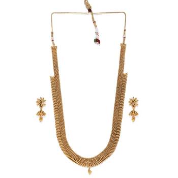 Gold diamond necklace-sets 2
