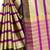 Blue Plain Cotton Saree With Blouse