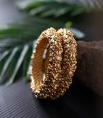 Traditional Gold Plated Bangles Set Of 2