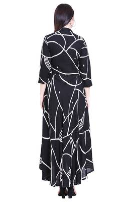Black printed cotton kurtas-and-kurtis 2