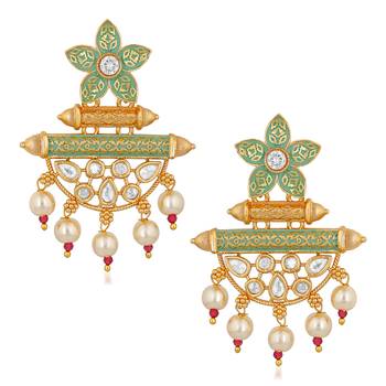 Green Earrings 1