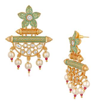 Green Earrings 2