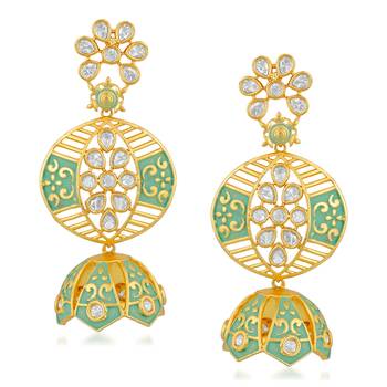 Green Earrings 1