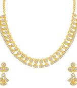 Gold diamond necklace-sets