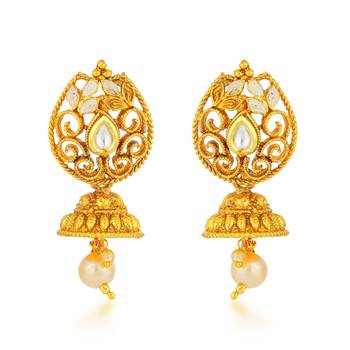 Gold pearl necklace-sets 3