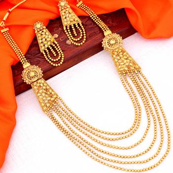 Gold pearl necklace-sets 1