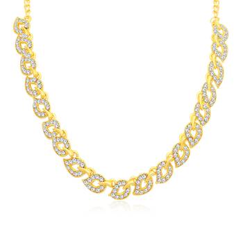 Gold diamond necklace-sets 2