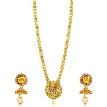 Gold diamond necklace-sets 1