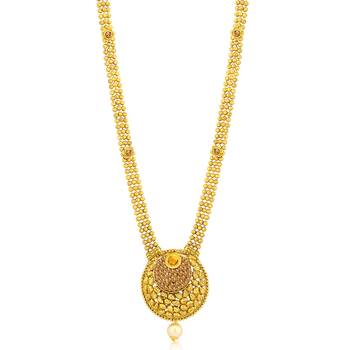 Gold diamond necklace-sets 2
