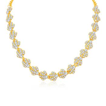 Gold diamond necklace-sets 2