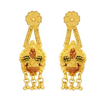 Gold pearl necklace-sets 3