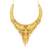 Gold pearl necklace-sets