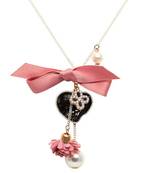 Silver diamond pendants