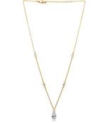 Gold diamond pendants