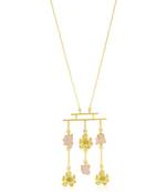 Gold diamond pendants