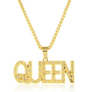 Gold cubic zirconia pendants 1