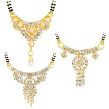 Gold diamond mangalsutra 1