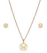 Gold diamond pendants