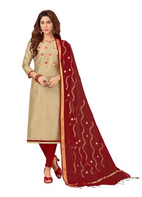 Grey Embroidered Cotton Salwar 1