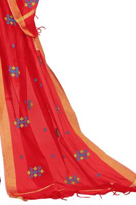 Blue Embroidered Cotton Salwar 4