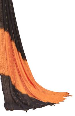 Orange Woven Jacquard Salwar 4