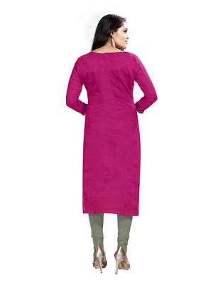Pink Embroidered Cotton Salwar 3
