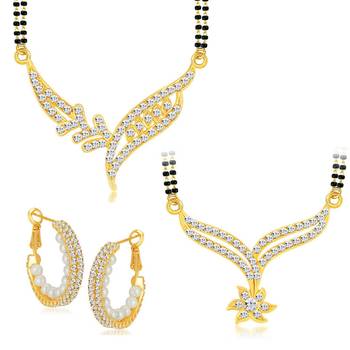 Gold diamond mangalsutra 1