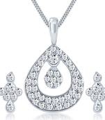 White diamond pendants