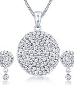 White diamond pendants