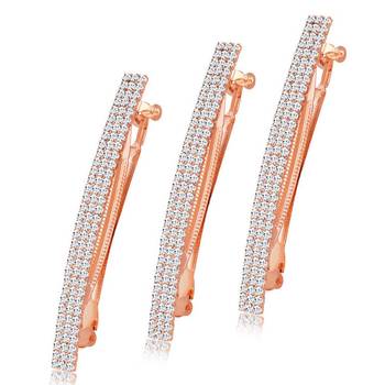 Gold diamond hair-accessories 1