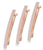 Gold diamond hair-accessories