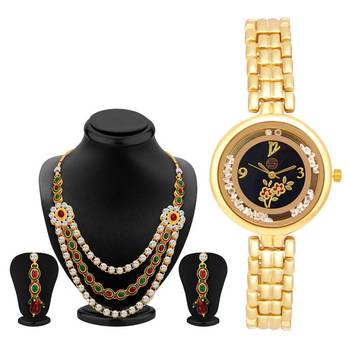 Gold quartz   watches 1