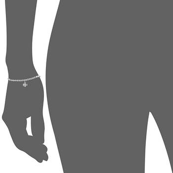 Silver cubic zirconia bracelets 2
