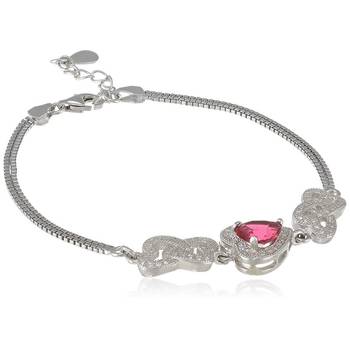 Red cubic zirconia bracelets 1