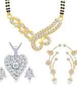 White diamond pendants