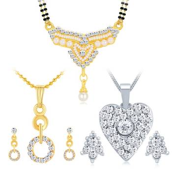 White diamond pendants 1