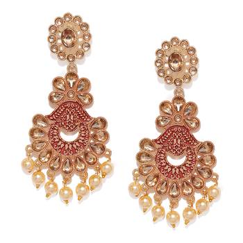 Gold diamond earrings 1