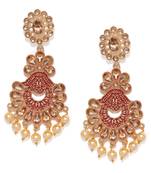 Gold diamond earrings