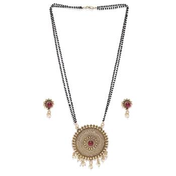 Gold pearl mangalsutra 2