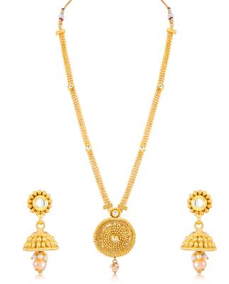 Gold diamond necklace-sets 1