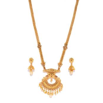 Gold diamond necklace-sets 1