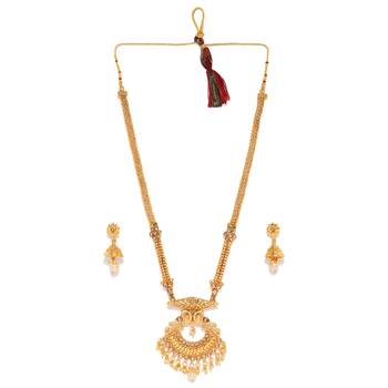 Gold diamond necklace-sets 2