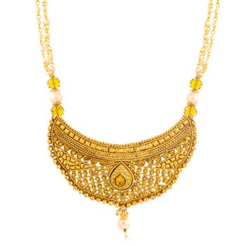 Gold diamond necklace-sets 2